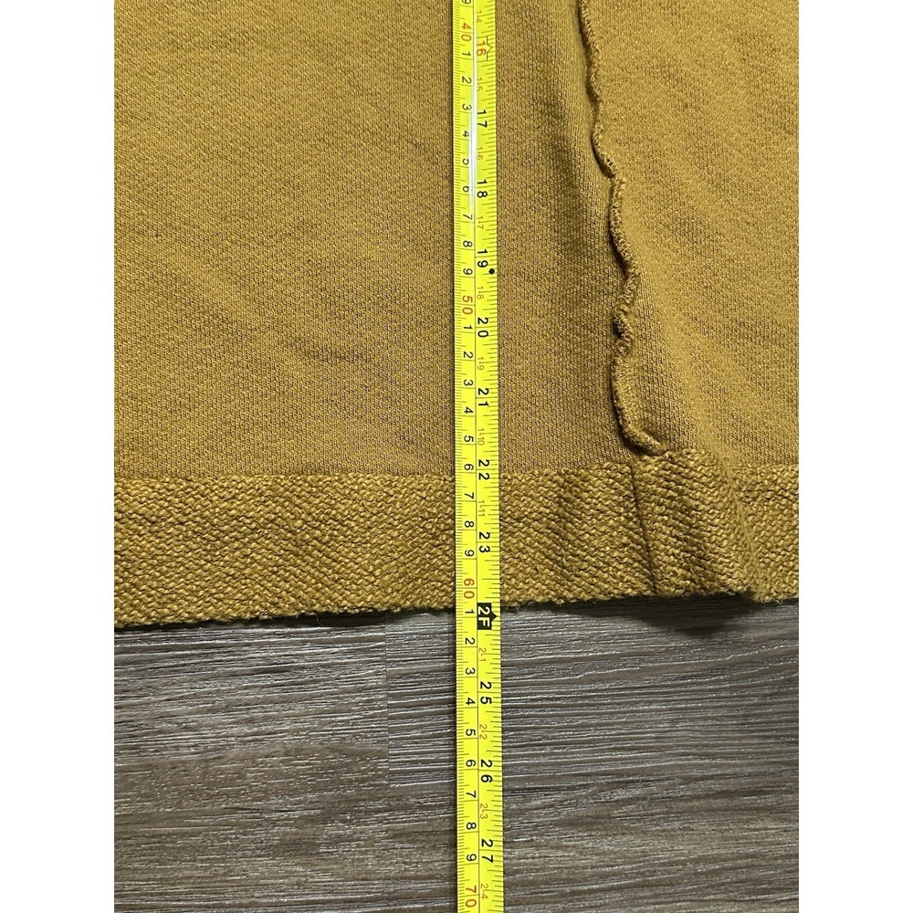 Anthropologie Maeve Knit Long Sleeve Button Mustard Jacket Blazer Women's Sz M - Picture 7 of 10